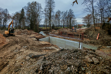 Gradbišče mostu Gora-Križ