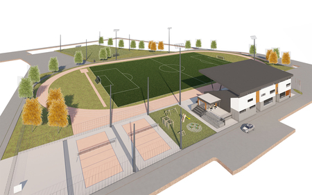 Grafika: Športni center Komenda